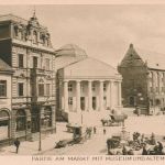 Markt mit Museum und Zeughaus, um 1913